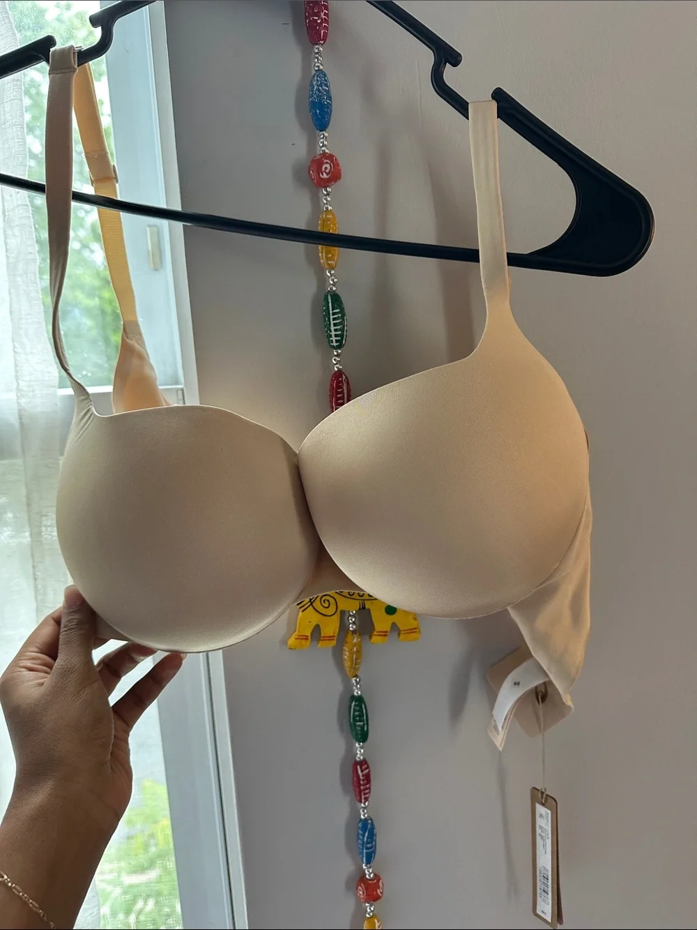 Skims push up balconette Bra in Sand